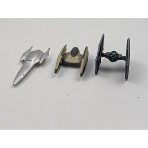 Star Wars Diecast Metal Miniature‎ Vehicles Lot of 3 Spaceships